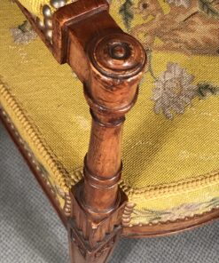 Antique armchairs- detail of the front- styylish