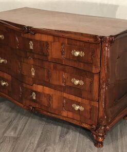 Antique walnut dresser- three quarter view- styylish