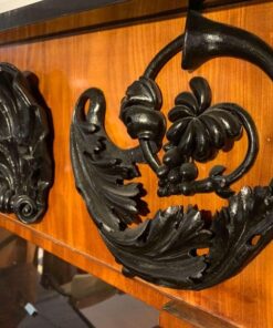 Empire Wall Mirror - Ebonized Wood Detail - Styylish