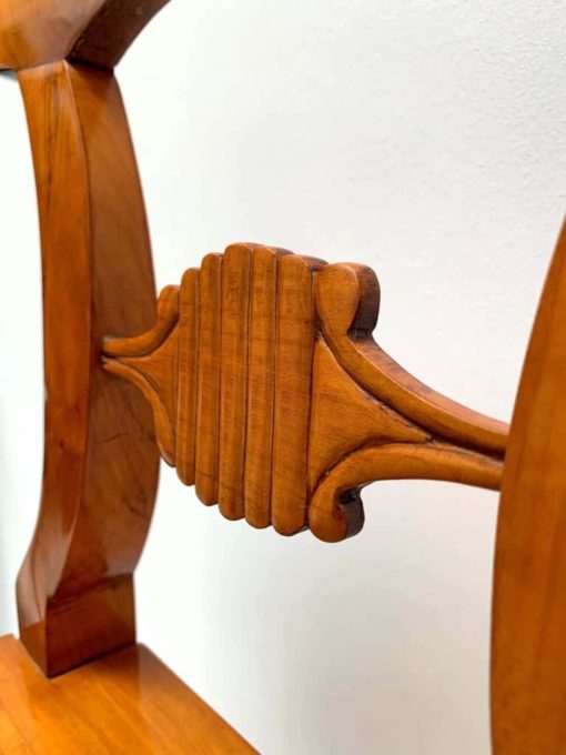 Six Biedermeier Board Chairs - Frame Detail - Styylish