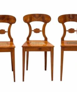 Six Biedermeier Board Chairs - Three Together - Styylish