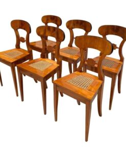 Six Biedermeier Board Chairs - Set of Six at an Angle - Styylish