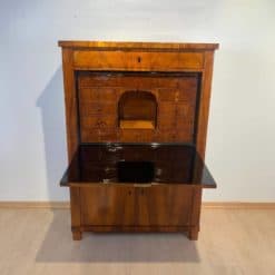 Neoclassical Biedermeier Secrétaire - with Desk Open Full Profile - Styylish