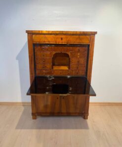 Neoclassical Biedermeier Secrétaire - with Desk Open Full Profile - Styylish