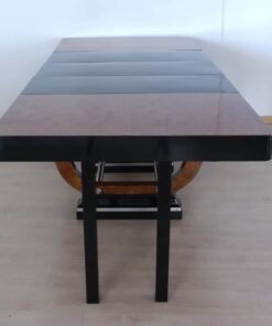 Expandable Art Deco Table - Extended with Inlay Plates - Styylish