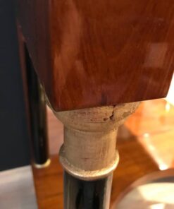 Biedermeier Console Table, Cherry, Full Columns, Mirror, South Germany ca. 1820