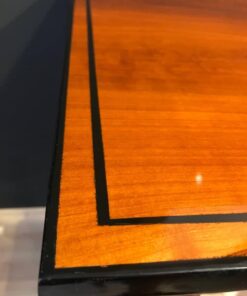 Biedermeier Console Table, Cherry, Full Columns, Mirror, South Germany ca. 1820