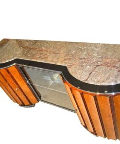 Large Art Deco Sideboard, Amboyna Roots and Rosewood, France/Paris circa 1925