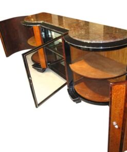 Large Art Deco Sideboard, Amboyna Roots and Rosewood, France/Paris circa 1925
