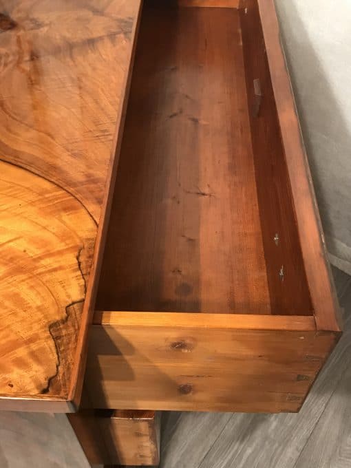 Biedermeier walnut dresser- inside of a drawer- styylish