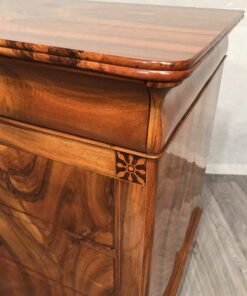 French Antique chest- detail of an inlay- styylish