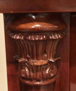 Biedermeier Cabinet- carved capital- styylish