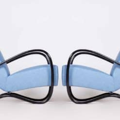 Pair of Blue Armchairs- side- styylish