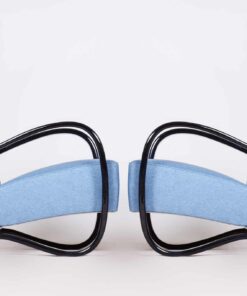 Pair of Blue Armchairs- side- styylish