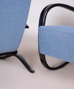 Pair of Blue Armchairs- closeup- styylish