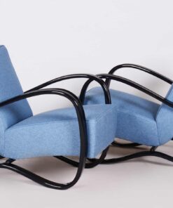 Pair of Blue Armchairs- facing towards- styylish