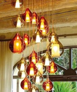 Murano Glass Pendant Light- example in a French country house- Styylish