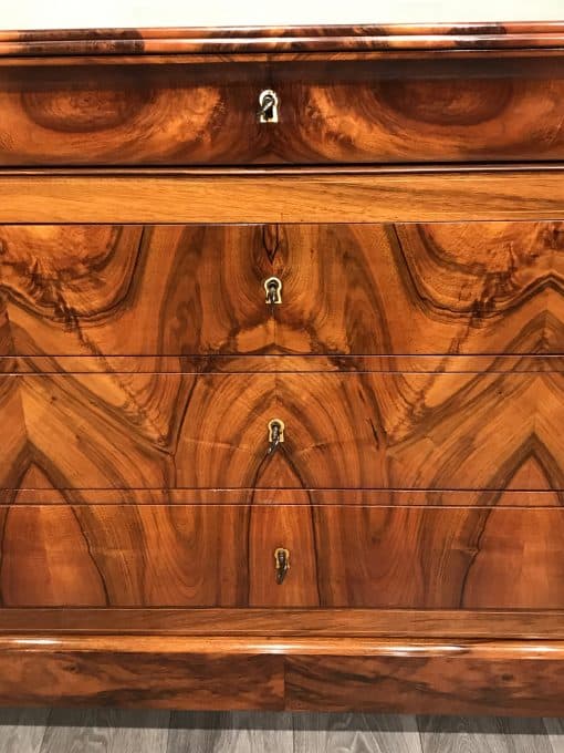 French Antique chest- detail of drawers- styylish