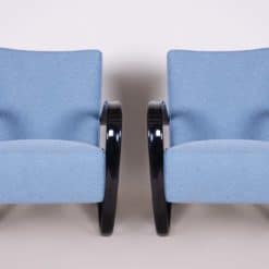 Pair of Blue Armchairs- front- styylish