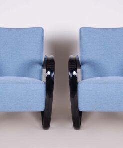 Pair of Blue Armchairs- front- styylish