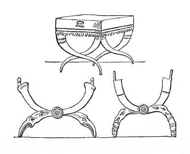 Campaign Furniture-Curule Seat-Stylish