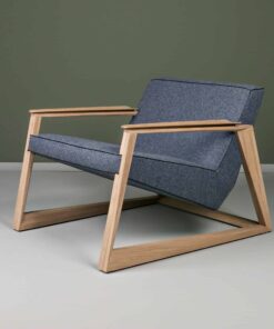 Comteporary Armchair- three-quarter view- styylish