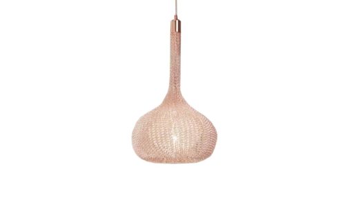 Hand made Pendant light- light pink- styylish