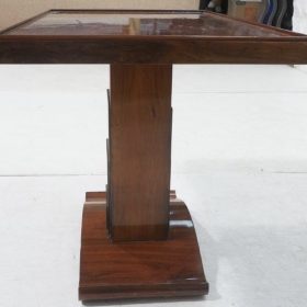 Art Deco Pedestal Table, Rose wood, USA 1920-30