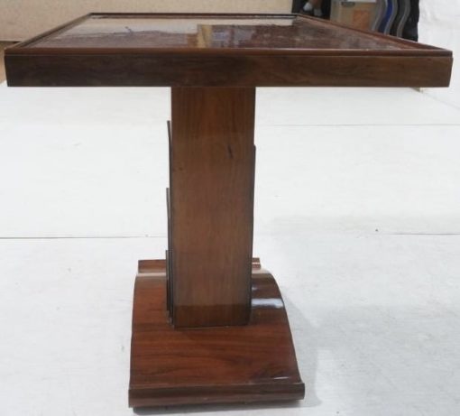 Art Deco Pedestal table- side view-Styylish