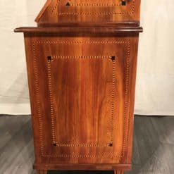 Antique Secretary Desk with bookcase- side view of the lower part- styylish