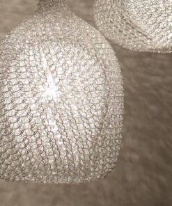 Custom made chandelier- in grey detail different shapes- styylish