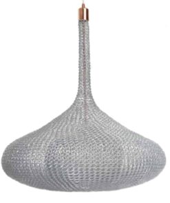 Custom made chandelier- in grey- styylish