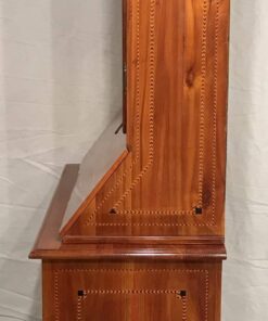 Antique Secretary Desk with bookcase- side view- styylish