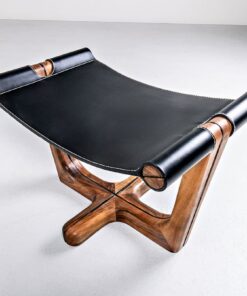 Custom made lounge chair- footstool- styylish