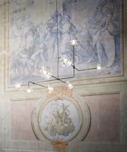 Custom made chandelier- in interior- Styylish