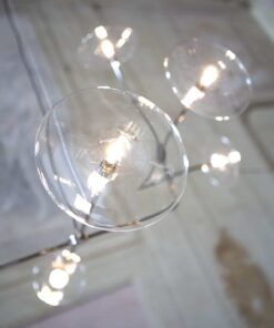 Custom made chandelier- detail of the lamp shades- Styylish