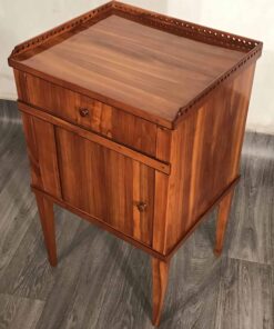 Biedermeier Nightstand- three-quarter view- styylish