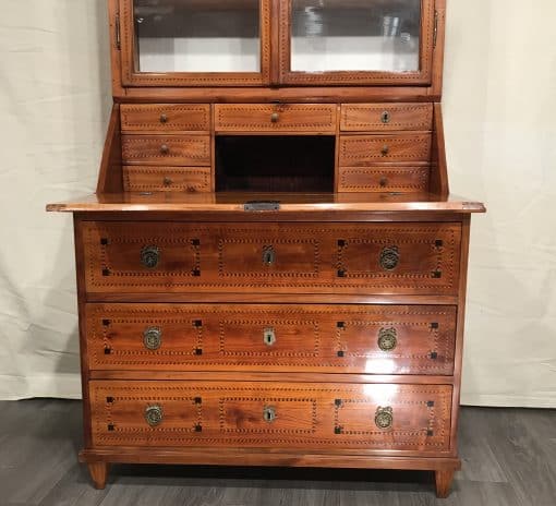 Antique Secretary Desk with bookcase- writing compartment- styylish