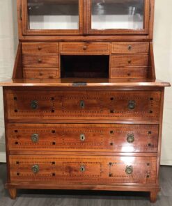 Antique Secretary Desk with bookcase- writing compartment- styylish
