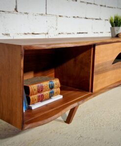 Modern sideboard- walnut with open compartment- styylish