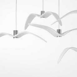 Night Bird pendant light- detail of lights- styylish