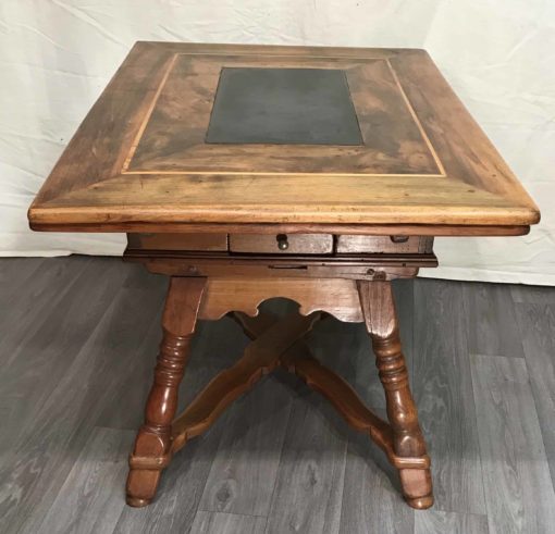 18th century Farm Table- side view from above- styylish