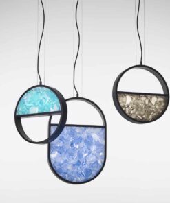 Round Pendant light- combined with other shapes and colors- Styylish