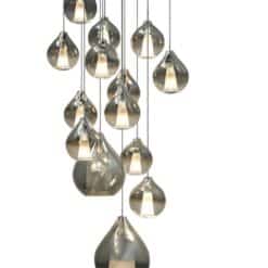 Murano Glass Pendant Light- silver premium- Styylish