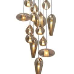 Hand blown pendant lights- 