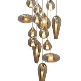 Hand Blown Pendant Lights, Custom Made in France