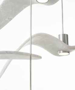Night Bird pendant light- detail of opal lights- styylish