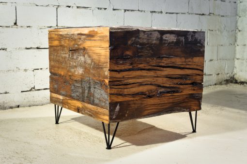 Reclaimed wood- back and side of armchair- styylish