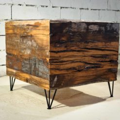 Reclaimed wood- back and side of armchair- styylish