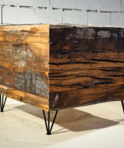 Reclaimed wood- back and side of armchair- styylish